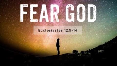 Fearing God! It’s a good thing! 💯