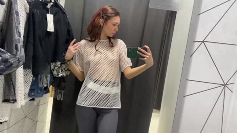 See-Through Try On Haul ｜ Transparent Lingerie and Clothes 