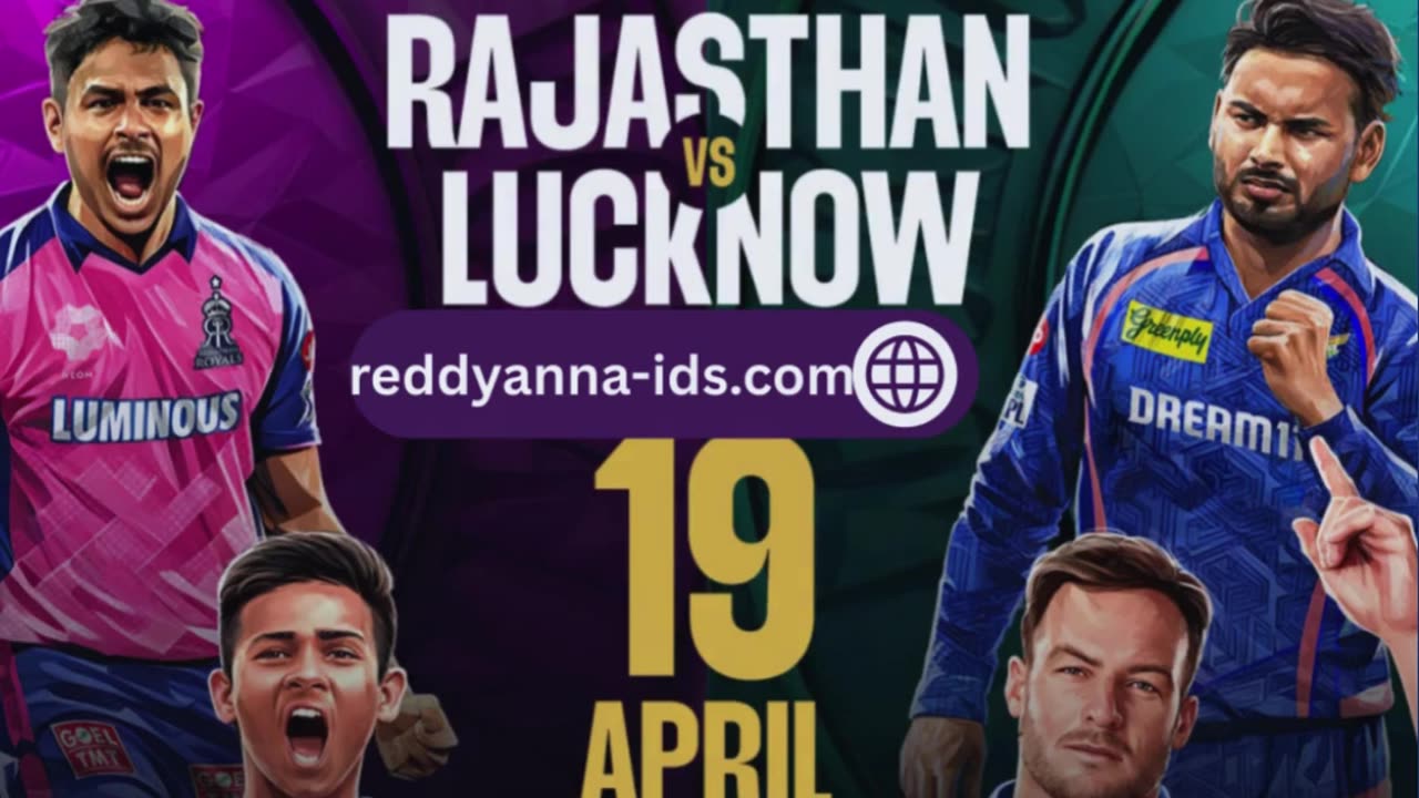 Reddy Anna Bet Tips: Rajasthan Royals vs Lucknow Super Giants
