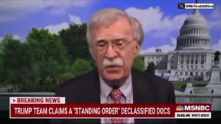 3 Years ago, miraculously almost to this day, John Bolton was on MSNBC