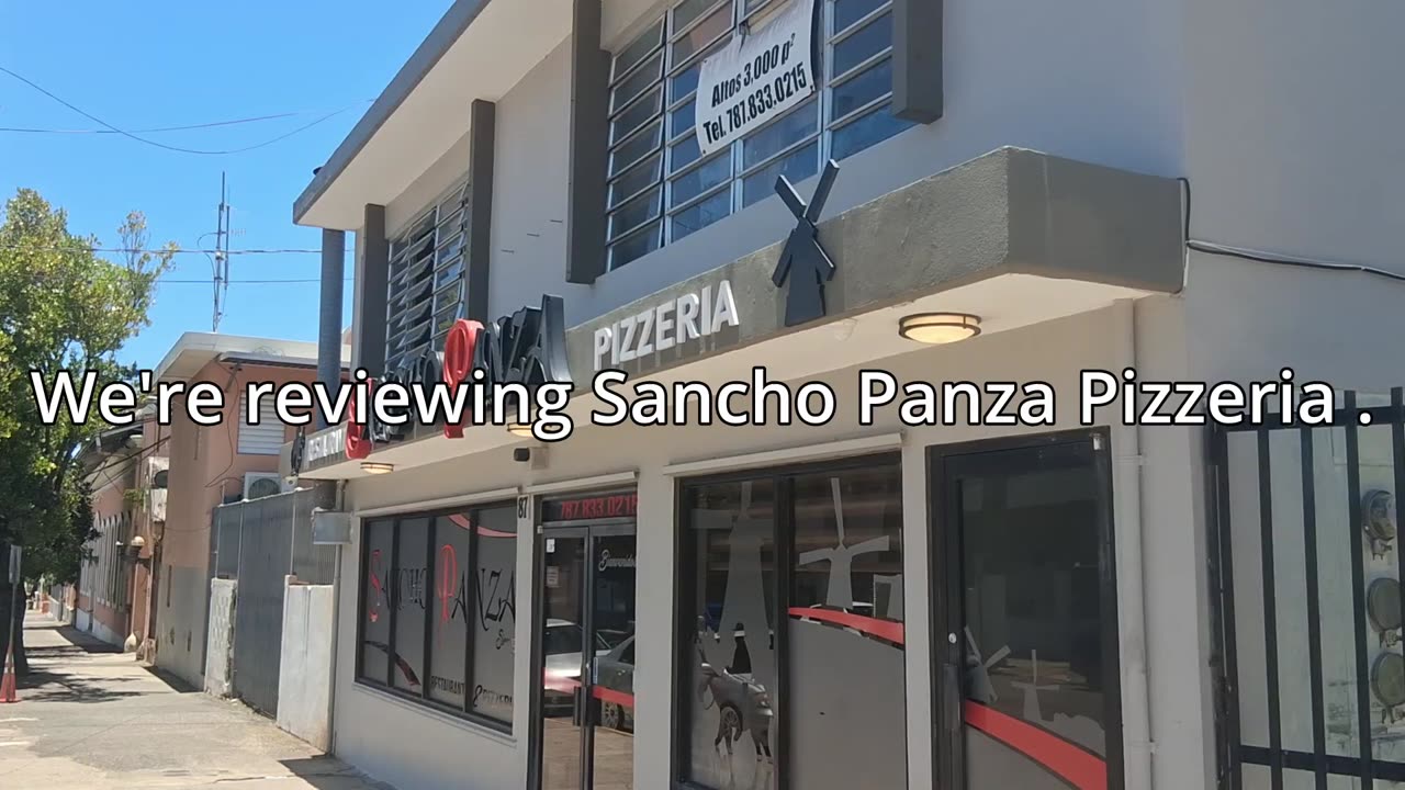 Sancho Panza Pizzeria - Pizza Review