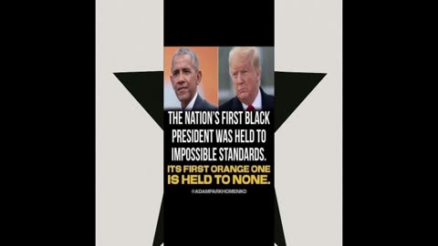 A post on X claims Obama was cricized more than Trump.