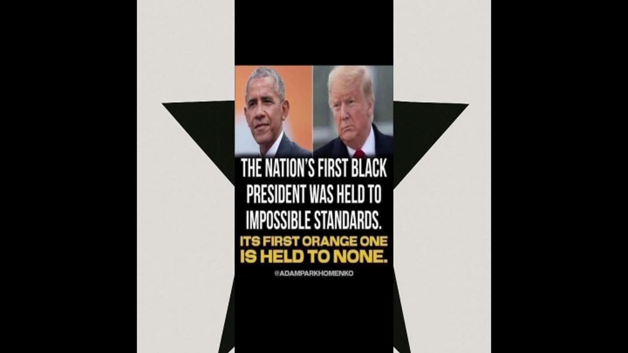 A post on X claims Obama was cricized more than Trump.