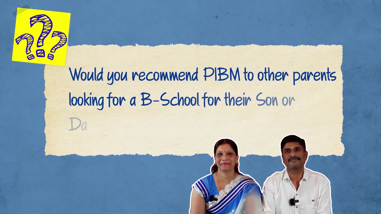 What Parents think about PIBM?
