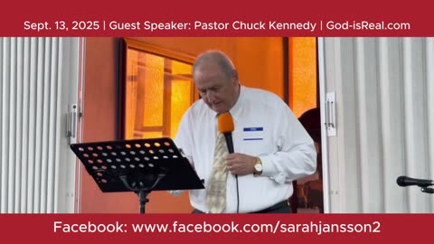 Sept 13, 2025 Heart of Mercy Ministry of Sis Sarah Jansson Guest: Pastor Chuck Kennedy