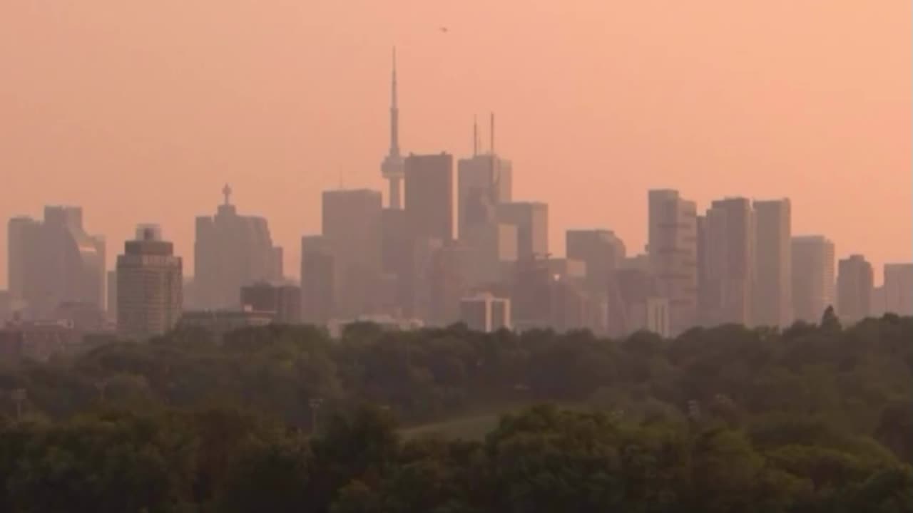 Toronto under special air quality statement due to Prairie wildfire smoke