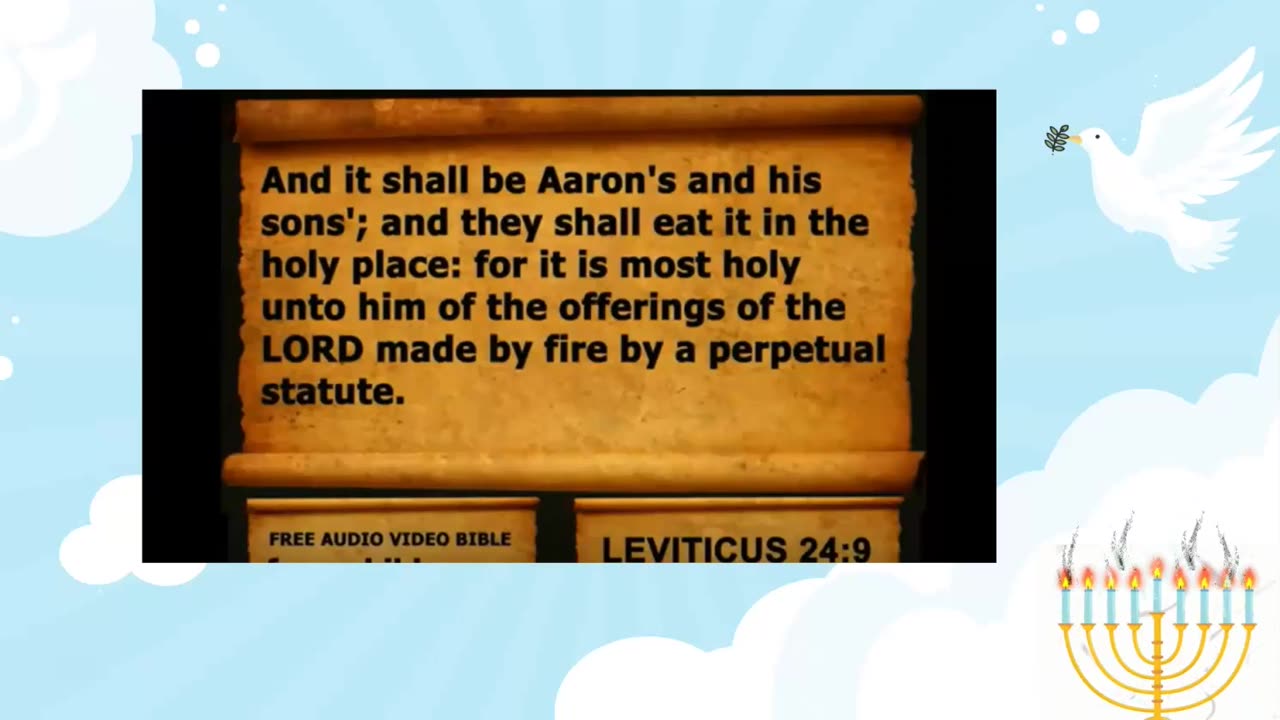 KJV Audio Bible with text Leviticus Chapter 24