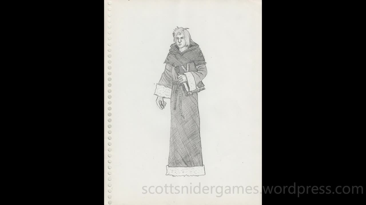 Mage Pencil Sketch Video #2 (04-16-2025)