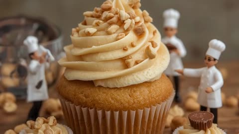Peanut Butter Cupcake – Nutty, Fluffy & Totally Addictive