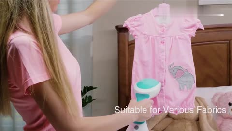 Steamer for Clothes, Portable Handheld Garment Fabric Wrinkles Remover Large Detachable Water