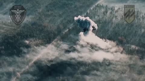 Ukrainian Drones Tear Through Russian Tank