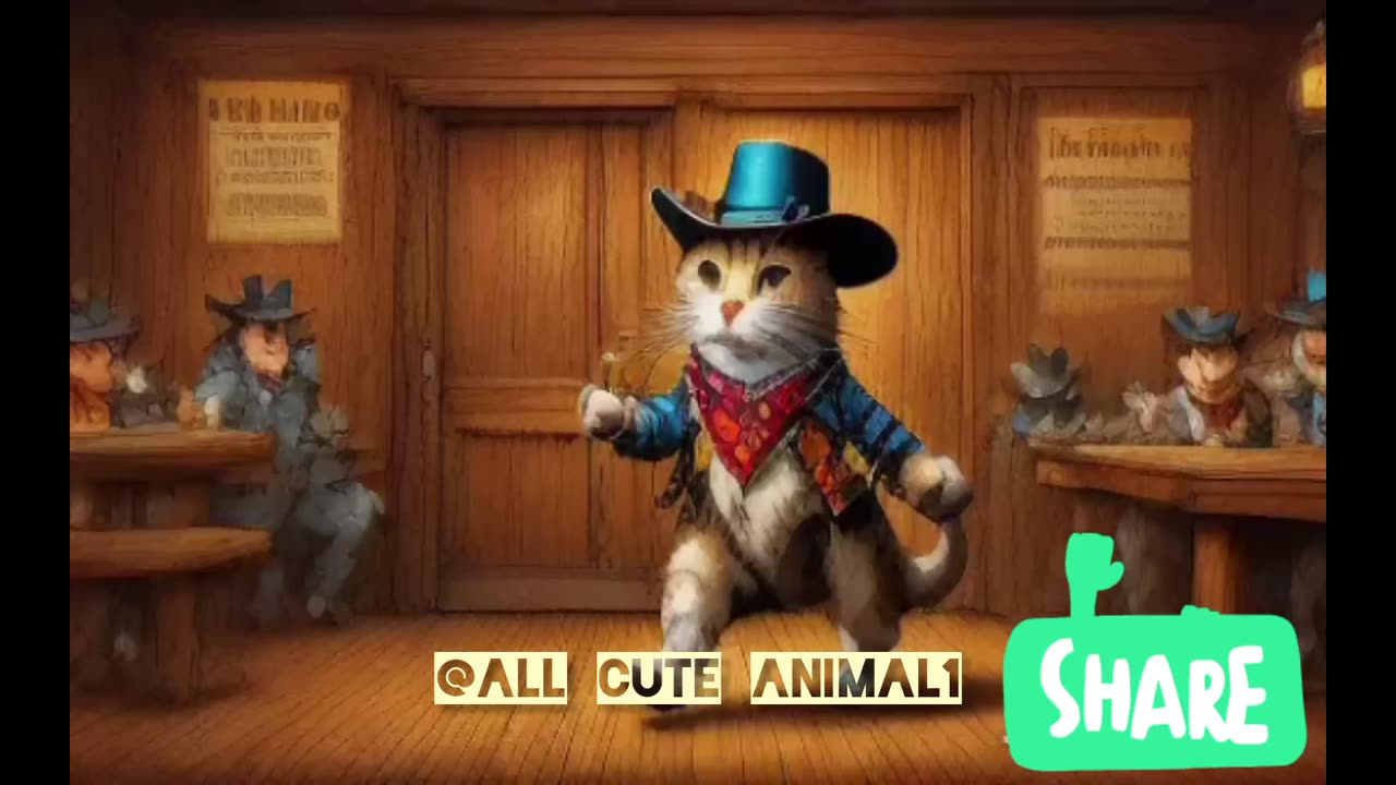 Cat funny dance video #cat#catlover#viral#trending #7