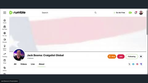 Jack Bosma: Craigslist Global