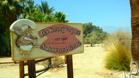 The Krazy Coyote sign