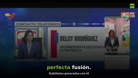 Delcy Rodríguez: "Exigimos prueba de vida del presidente Maduro y de la primera dama"