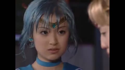 Usagi & Mamoru sailor moon live action act 43 Usagi trying so heard not to use her power