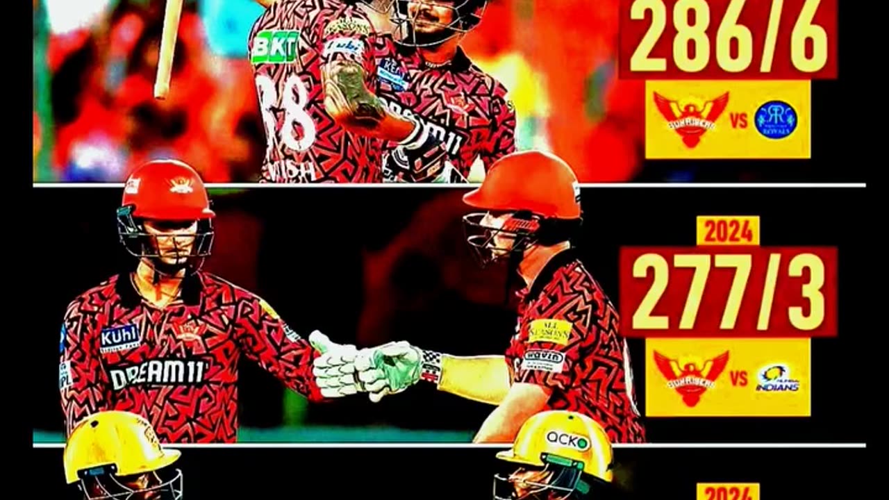 SRH's Devastating Play. Leads the IPL history in highest scores.Kudos to SRH batsmen. #rainasports