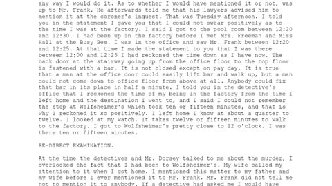 LEMMIE QUINN, Sworn In For The Defendant, 47th To Testify