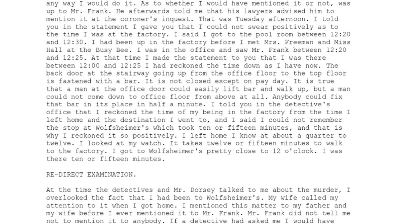 LEMMIE QUINN, Sworn In For The Defendant, 47th To Testify