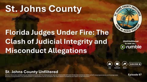 Episode 97 - Florida Judges Under Fire: The Clash of Judicial Integrity and Misconduct Allegations