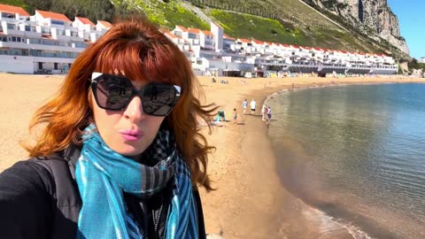 Gibraltar Sandy Bay Beach, British Overseas Territory