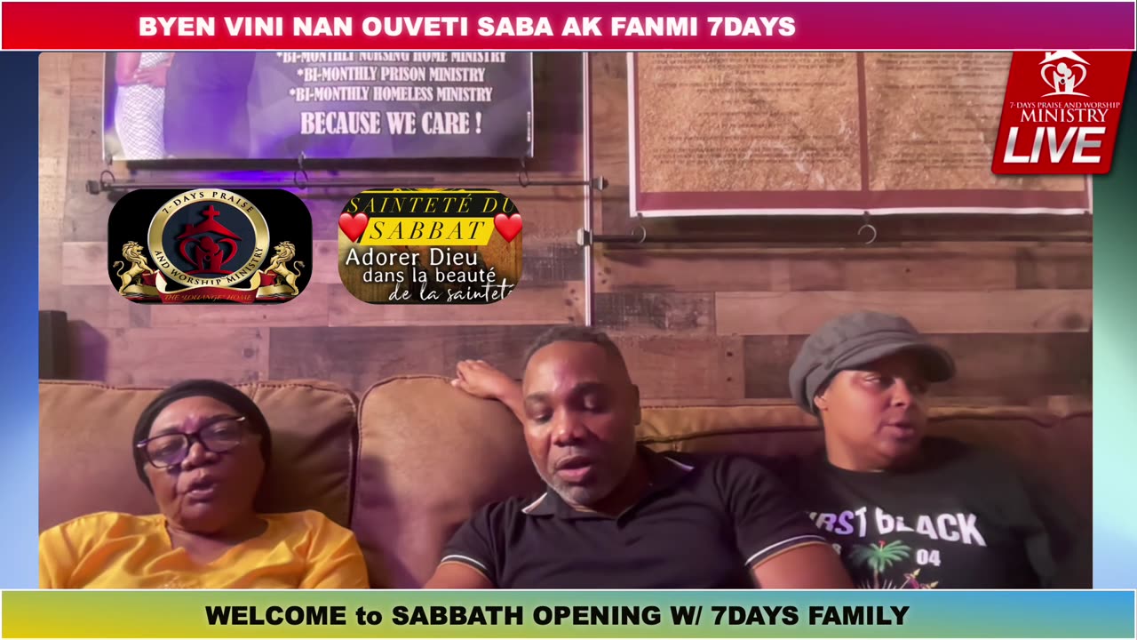 7DAYSMINISTRY FAMILY || SAINTETÉ DU SABBAT || 4-25-25 || SABBATH OPENING