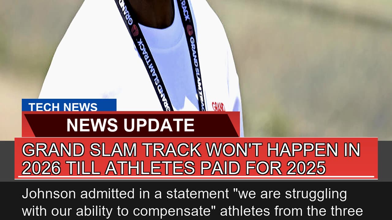 Grand Slam Track Wont Happen in Till Athlete