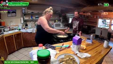 Day 343 Building Twitch's BIGGEST GARDEN HOMESTEAD/ FARMSTEAD REMOTE Isolated ALASKAN Village | !Real !Homestead