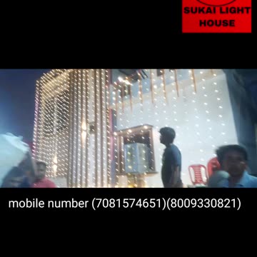 RGB light decoration #wedding #diwalidecorationlights #lightdecoration #sukai_light_house
