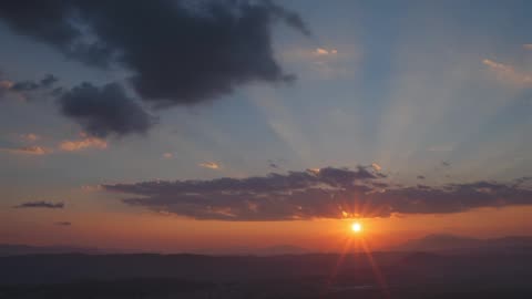 Sunset time lapse