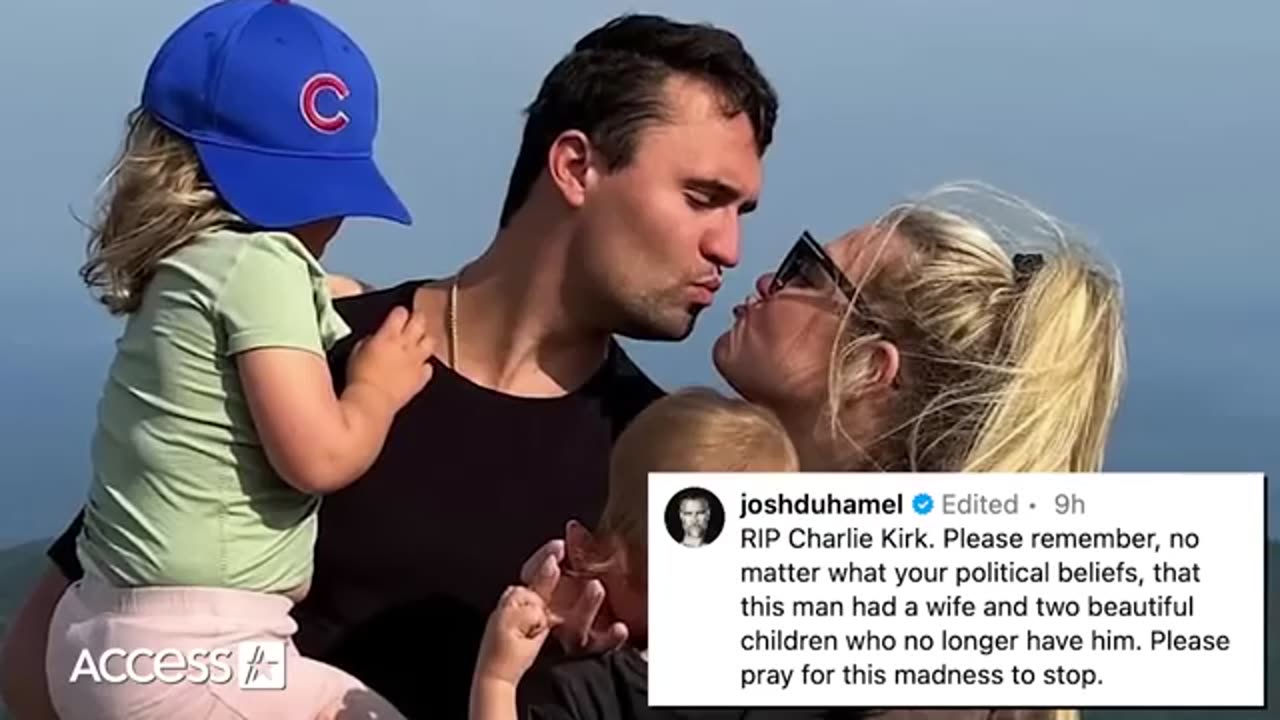 Breaking: Charlie Kirk Assassination: Jimmy Kimmel, Meghan McCain, Josh Duhamel