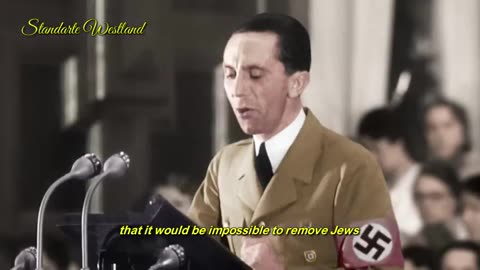 Dr Joseph Goebbels on the Jews German Art and Culture (HD Color)