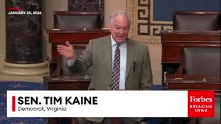 Tim Kaine Tears Into Lindsey Graham's Amendments As Government Funding Hits Potential Snag.