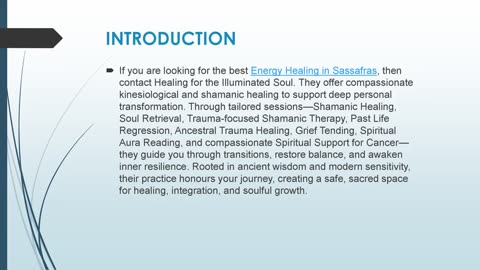 Best Energy Healing in Sassafras
