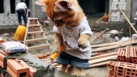 cute funny cat