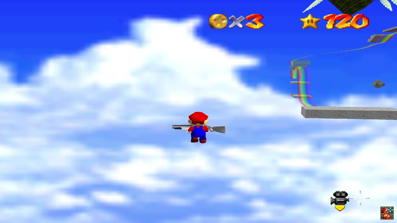 Shotgun Mario 64 [Remaining RA] - Robbery in the Skylines [NC]