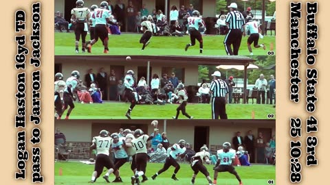 Prototype 417: Manchester's Logan Haston 16yd TD pass to Jarron Jackson vs Buffalo State