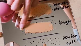 Which method gives the perfect base? Let's put it to the test!😉