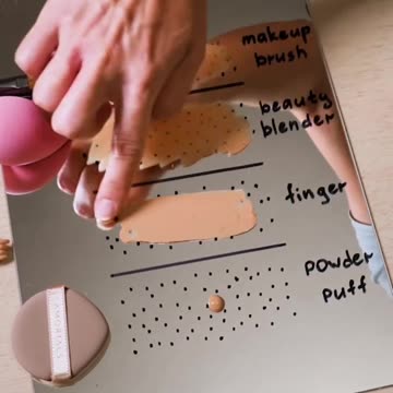 Which method gives the perfect base? Let's put it to the test!😉