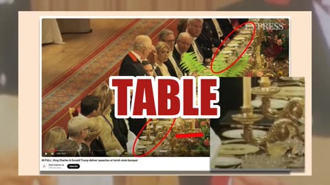 Fact Check: FAKE Image Shows Trump Eating Spaghetti While King Charles Makes a Speech
