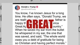 Fact Check: Trump Did NOT Post Jesus Told Him God's 'Happy That You're Making America Great Again'