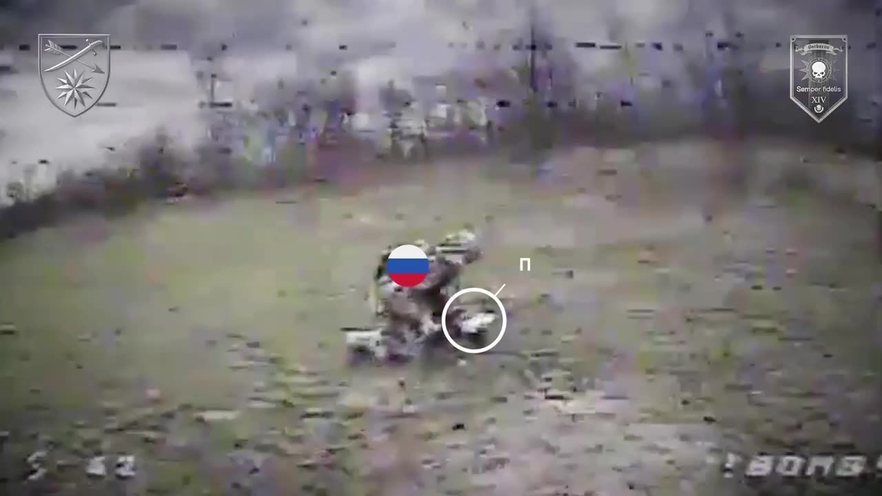 ☠️💥 Elimination of a Russian "demolition man" - an infantryman carrying improvised