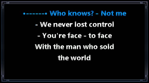 Nirvana - The Man Who Sold The World (CC) [UVR]