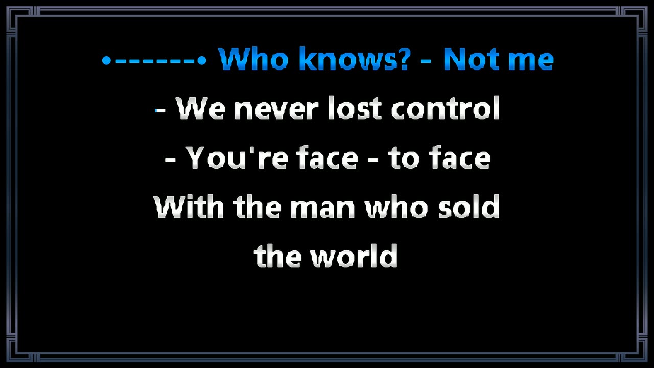 Nirvana - The Man Who Sold The World (CC) [UVR]