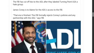 ADL Says It’s Still Working w/ the FBI after Director Patel Claimed to Cut Ties