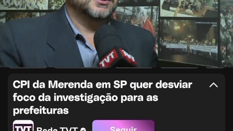 GERALDO ALCKMIN LADRÃO DE MERENDA ESCOLAR: CPI da Merenda em SP quer desviar foco da investigação para as prefeituras