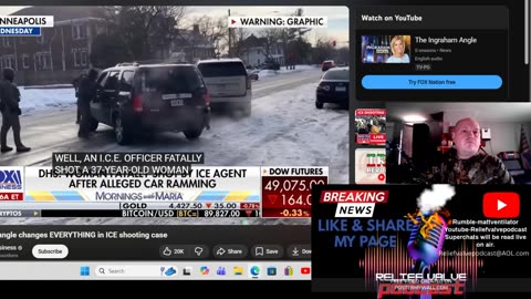 Ice protester tries to Rundown officer-Fafo