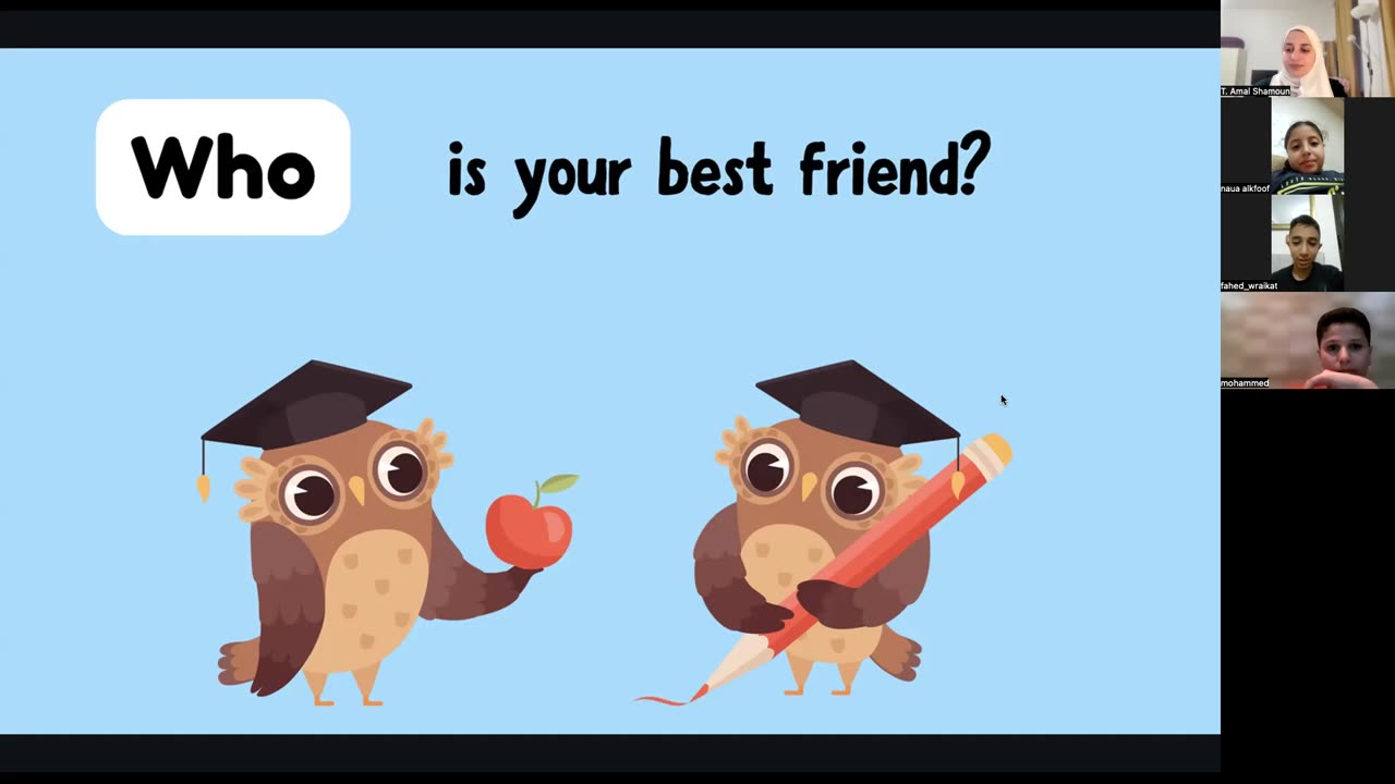 Forming questions Class (13)