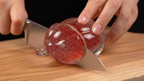 ASMR Glass Karonda Slices