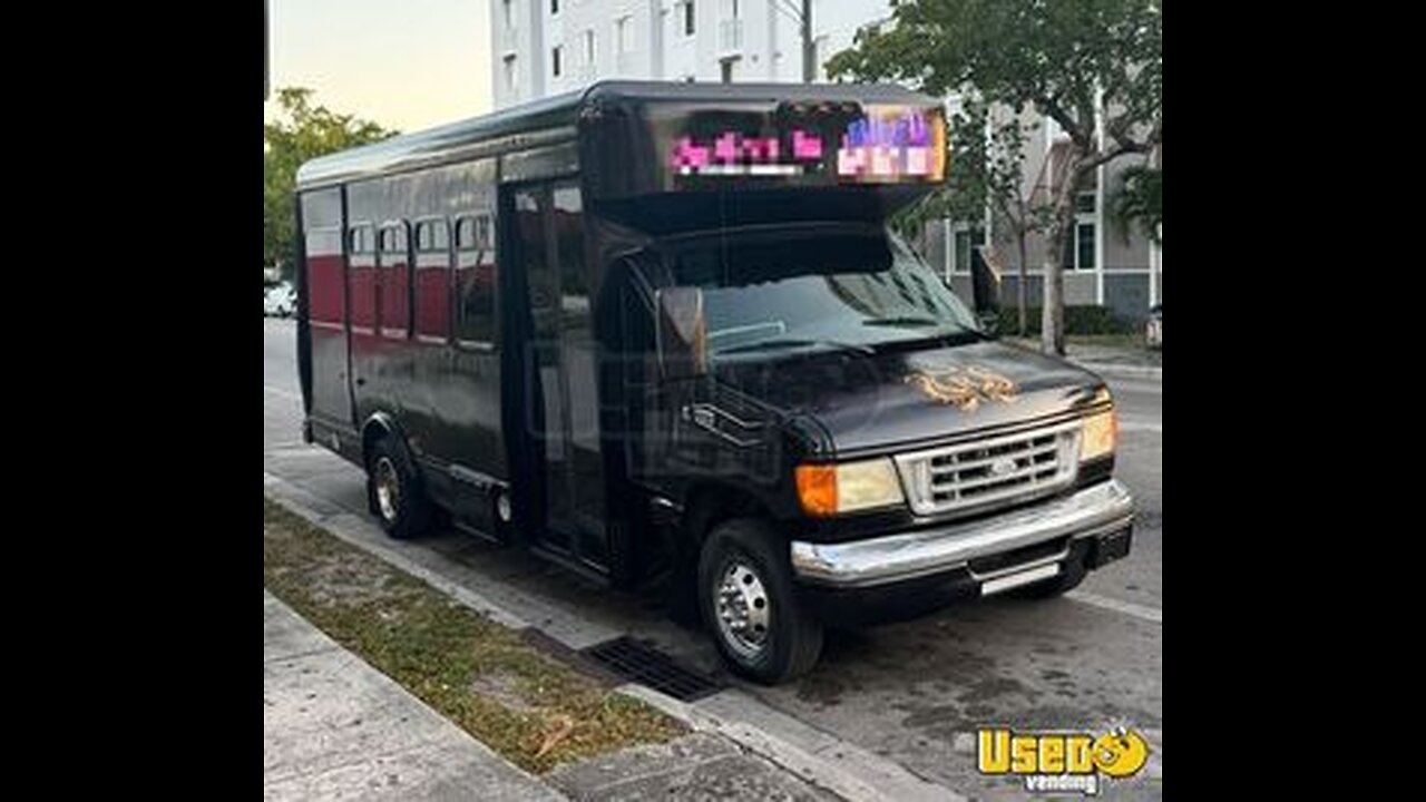 LOW MILES! 2007 Ford E450 Mobile Party Bus | Mobile Business Unit for Sale Florida!